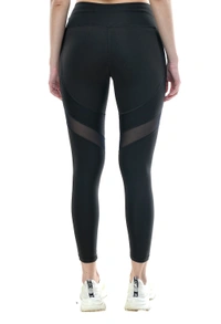 Body Smith Women's Black Active Sports Tights - XL, Black