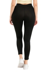 Body Smith Women's Black Active Sports Tights - XL, Black