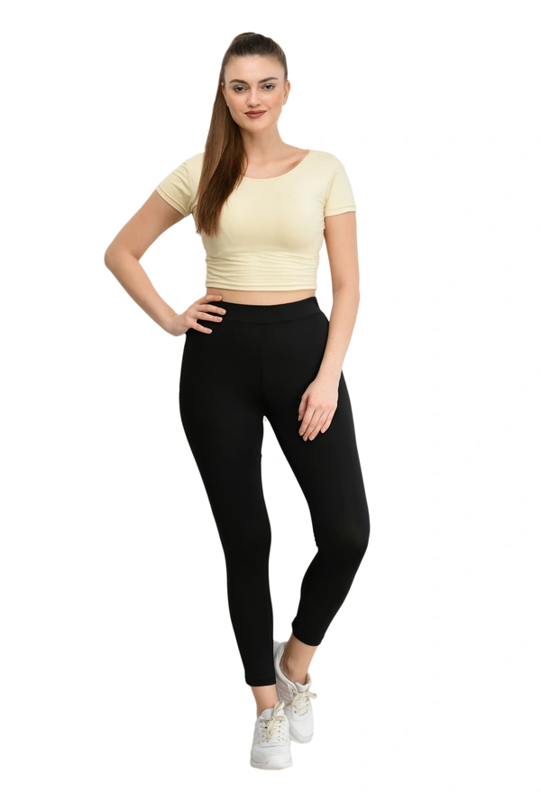 Body Smith Women's Black Active Sports Tights - XL, Black