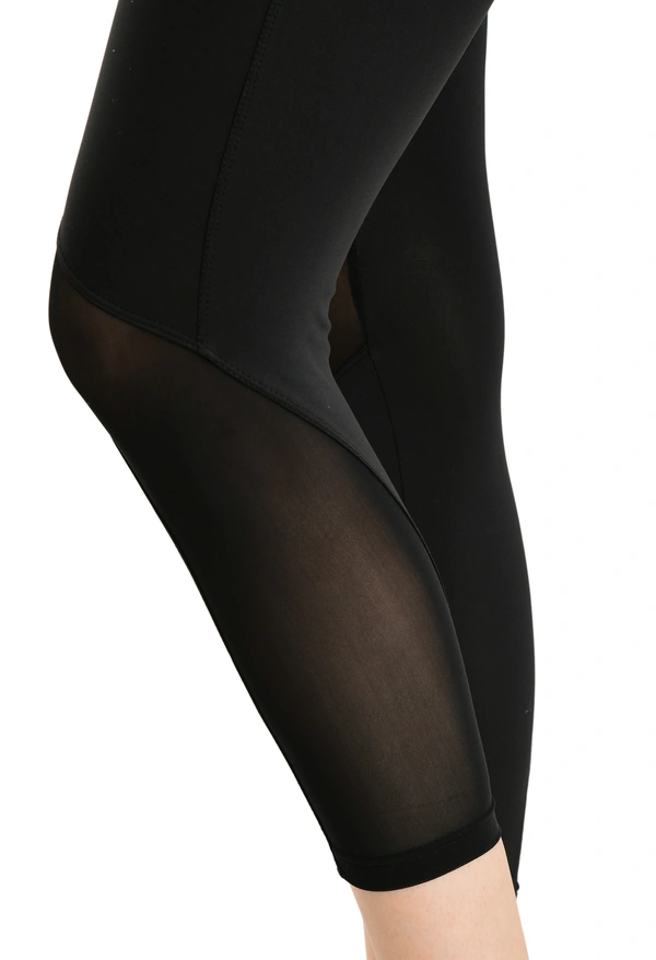 Body Smith Women's Black Active Sports Tights - XL, Black