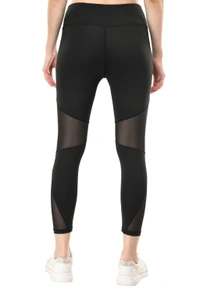 Body Smith Women's Black Active Sports Tights - L, Black