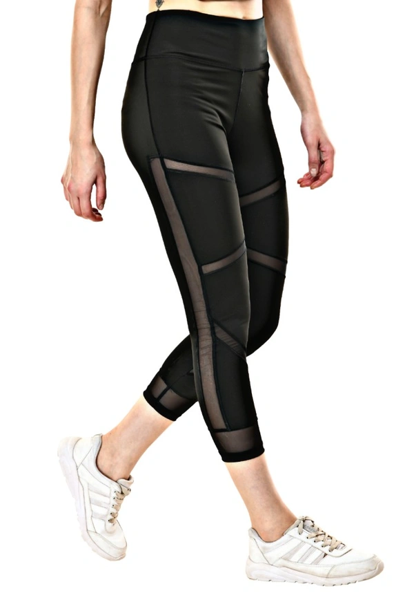 Body Smith Women's Black Active Sports Tights - XL, Black