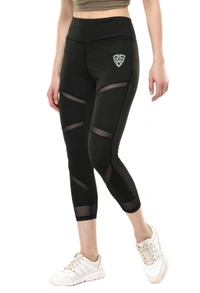 Body Smith Women's Black Active Sports Tights - XL, Black