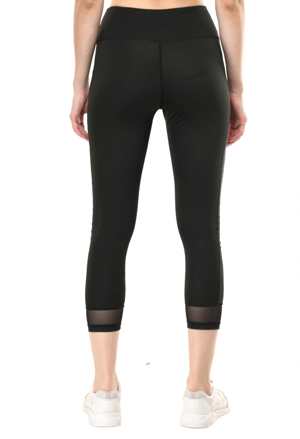 Body Smith Women's Black Active Sports Tights - XL, Black