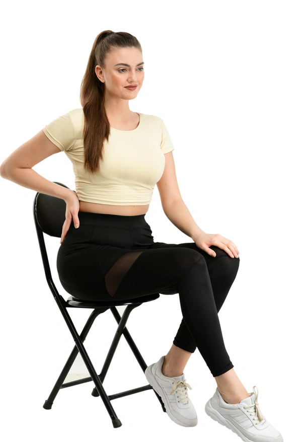Body Smith Women's Black Active Sports Tights