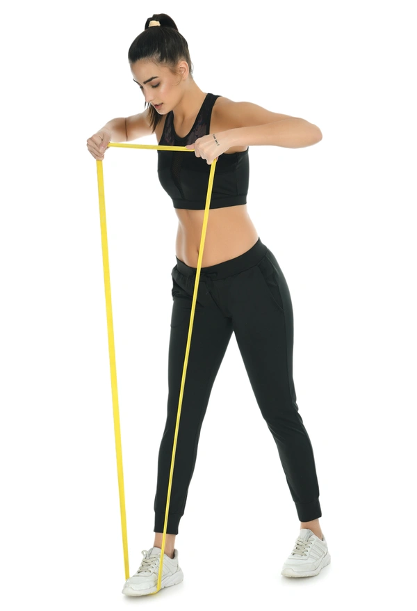 Women Solid Black Jogger + Sports Bra Combo - XL, Black