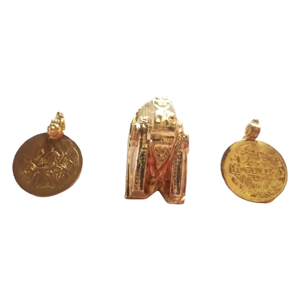 Thali Set - Yellow, Kasu With Thali