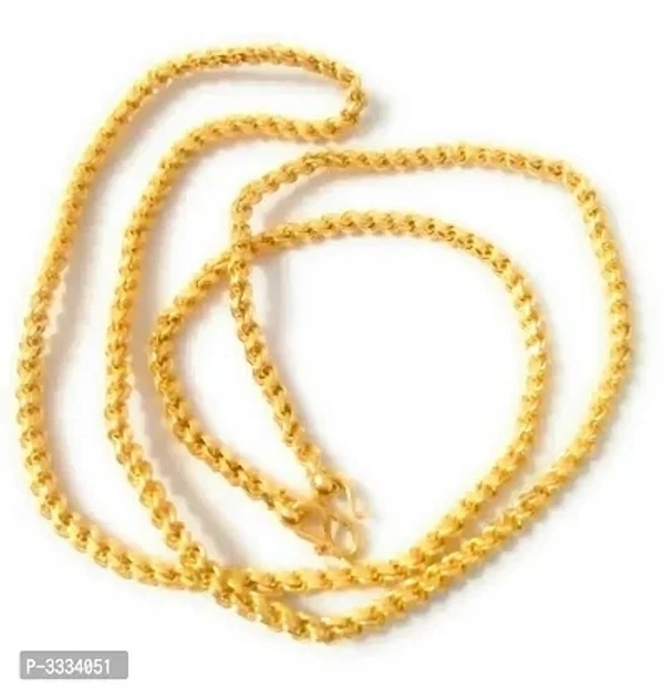 Murukku Chain - Gold, Non Adjustable