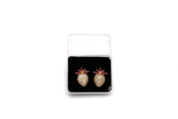 Earring - Gold, adjust