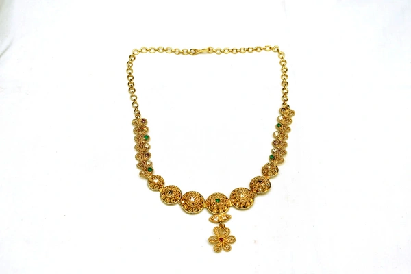 Necklace  - Gold, Adjustable.