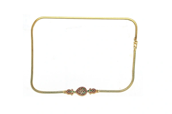 Mugappu Chain - Gold, Non Adjustment