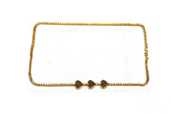 Mugappu Chain - Gold, No Adjustments