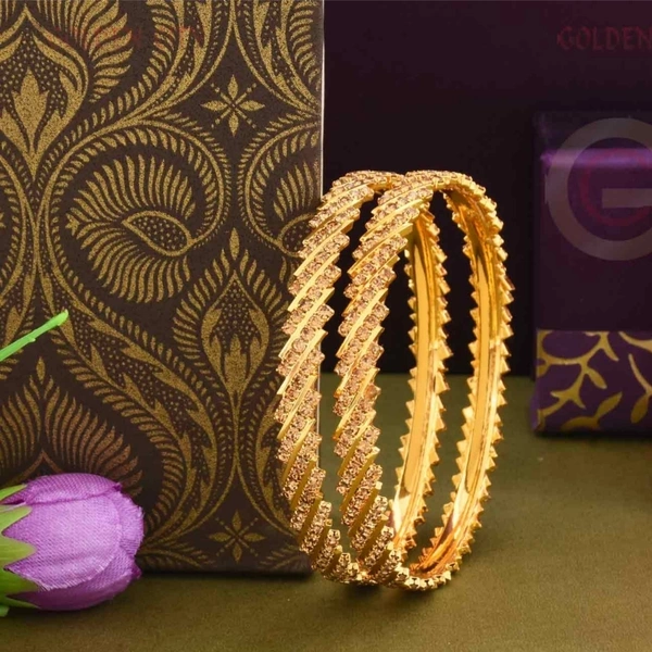 STONE BANGLE LCD COLOUR - Gold, 2.4;2.6;2.8