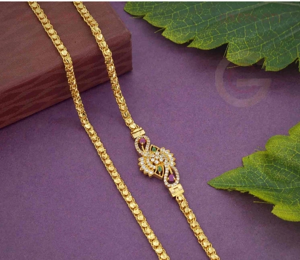 RUBY STONE FLOWER Chain