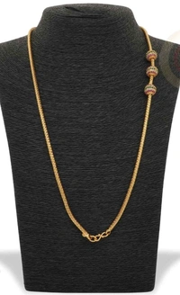 RUBY STONE Avanthika Mokapu Chain