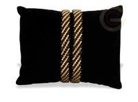 SLSTONE BANGLE BLACK - Gold, 2.4;2.6;2.8;2.10
