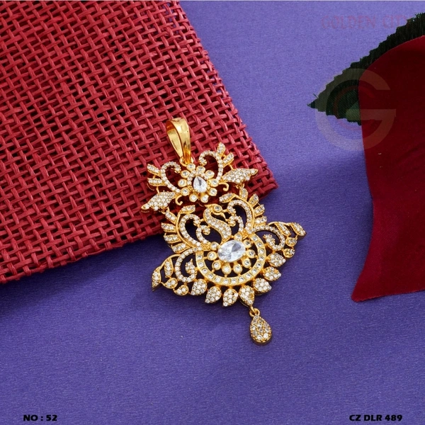 FLOWER and Peacock Stone Dollor