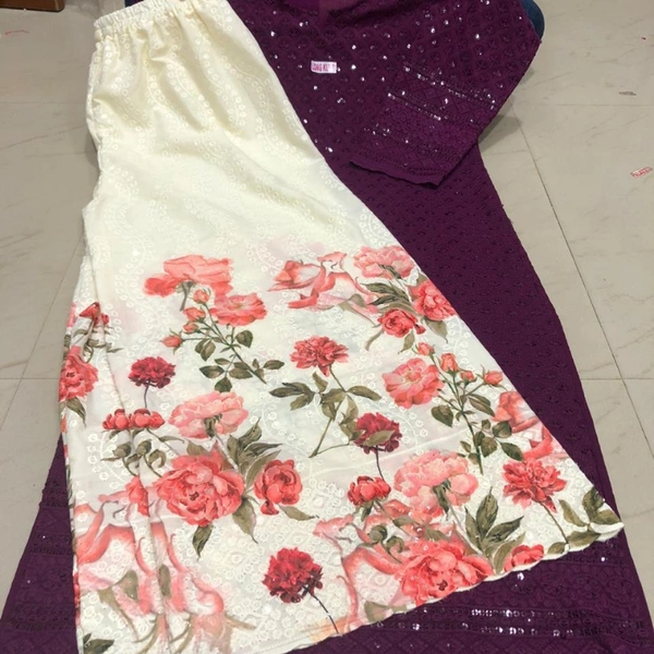 Plazo And Frock Suit