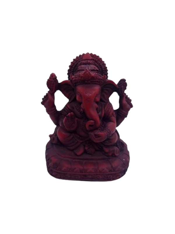 PJH Handcrafted Polyresin Lord Ganesh Idol for Home Decor, Pooja Room, and Gift Purposes.