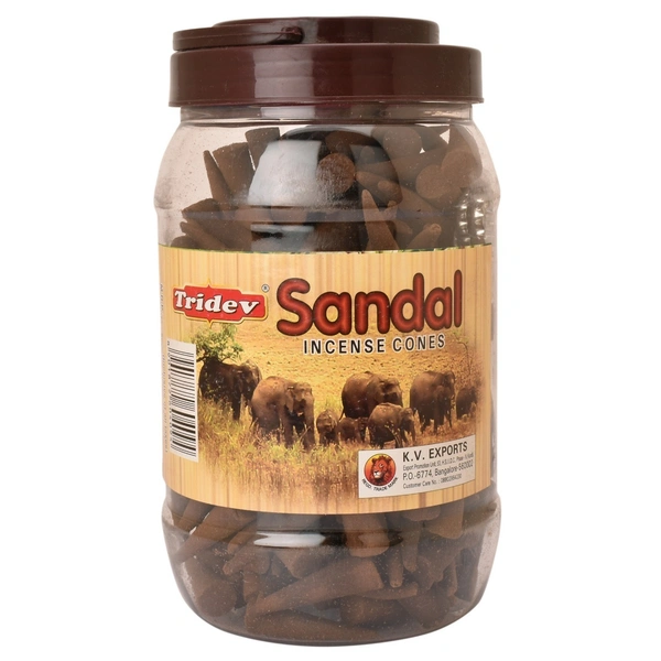 Tridev Incense Cones - Sandalwood