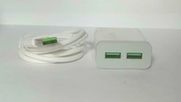 UBEST UBest US-A2 2.8 A Multiport USB Charger (White) - White, 1.5 M