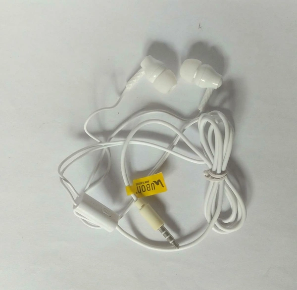 UBON UB-683 Rocket Series Smart in-Ear Headphone Extra Bass Earphone Headset with Microphone (Big Daddy Bass)  - White