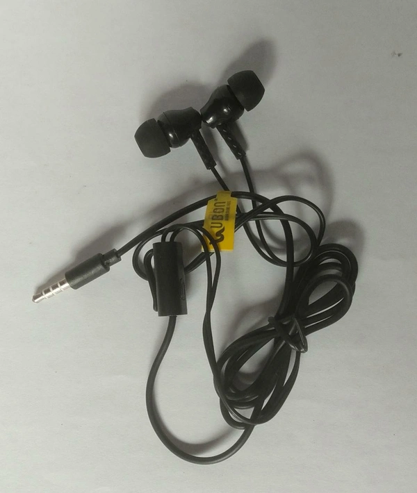 UBON UB-683 Rocket Series Smart in-Ear Headphone Extra Bass Earphone Headset with Microphone (Big Daddy Bass)  - Black