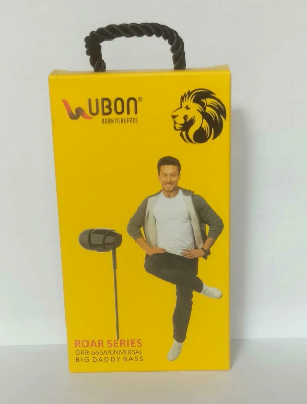 UBON Ubon GRR-663A Wired Headset  (Black, In the Ear)