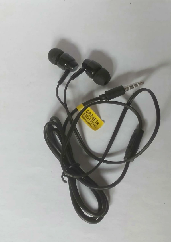 UBON Ubon GRR-663A Wired Headset  (Black, In the Ear)