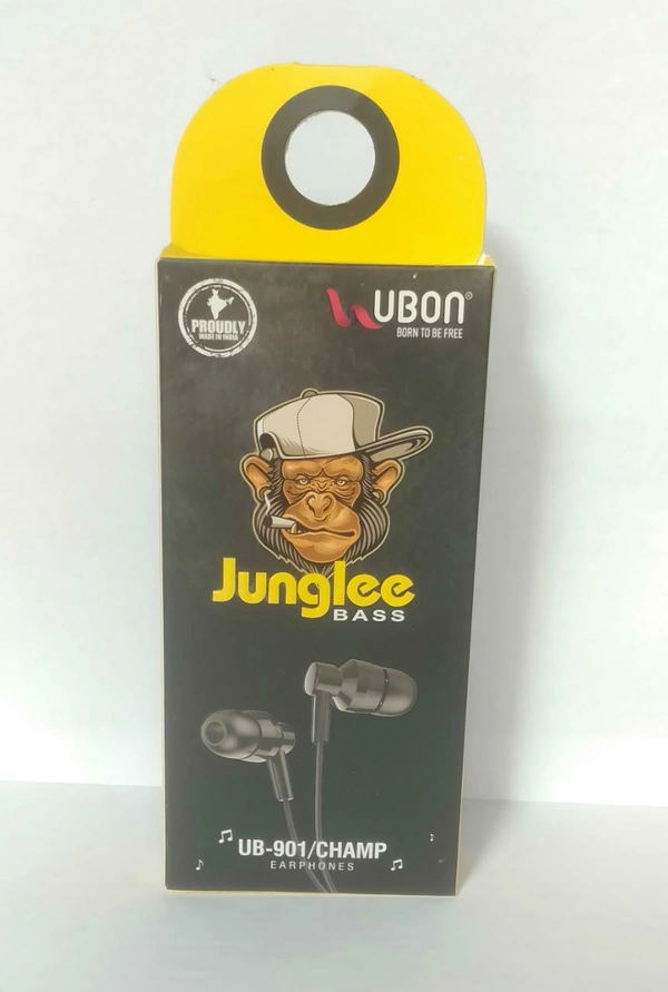 UBON Black UB-901/Champ Junglee Bass Wired Earphone