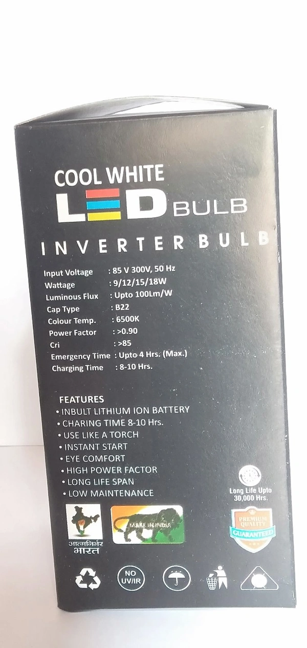 Local INVERTER BULB AC/DC BULB - White