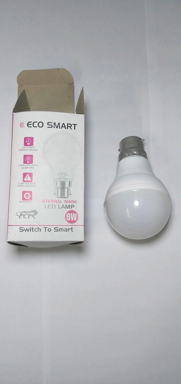 Local  9W LED Bulb B22  - White