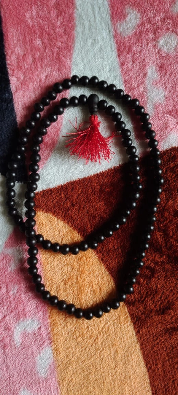 Karungali Mala Pure And Original - Black, 6mm