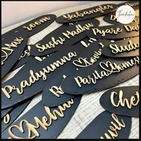 Wooden name board