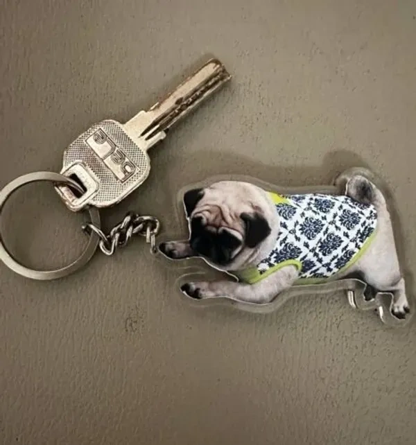 Personalized Pet Photo Acrylic Keychain - Buy 2 at Rs 500