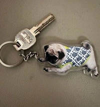 Personalized Pet Photo Acrylic Keychain - Buy 1 at Rs 399