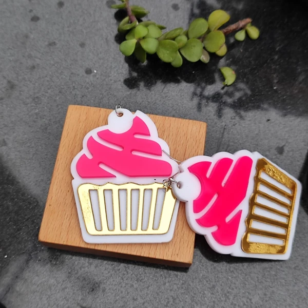 Cup Cake earings