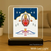 Khatu Shyam Ji Idol LED Light Glow Frame