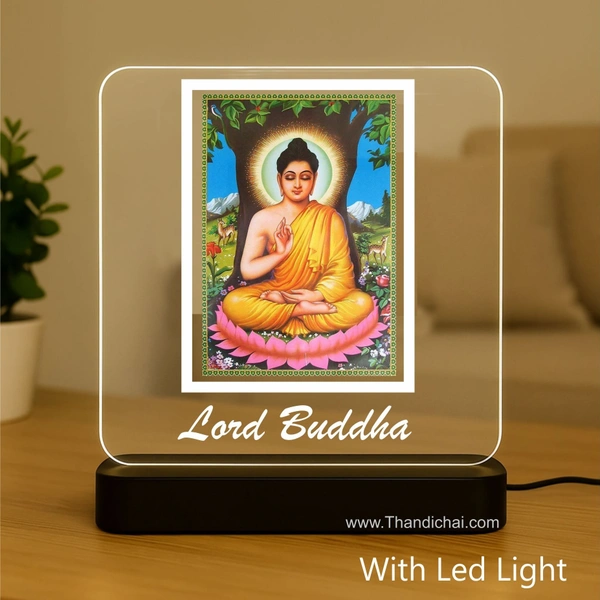 Lord Bhudha Led light frame