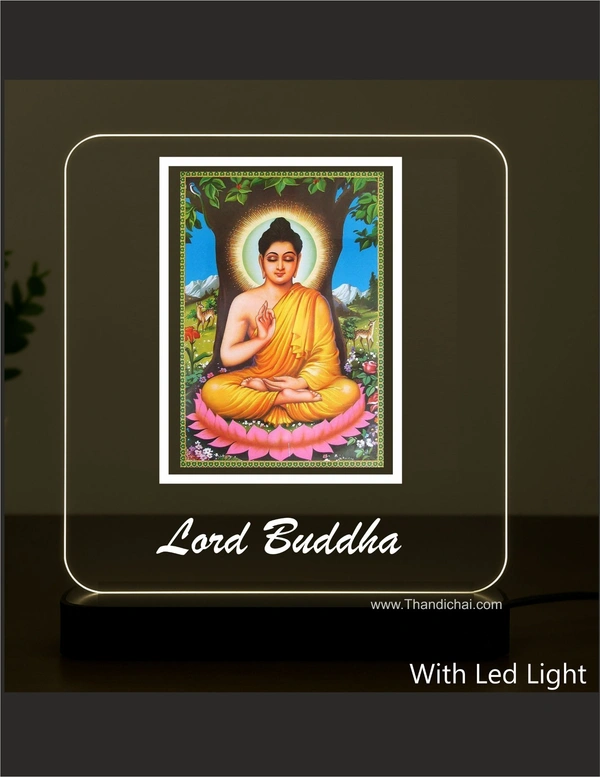 Lord Bhudha Led light frame