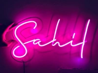 Name Neon Light - Red, Red