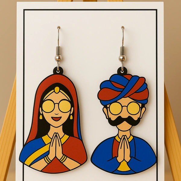 Rajastani Namaste earings