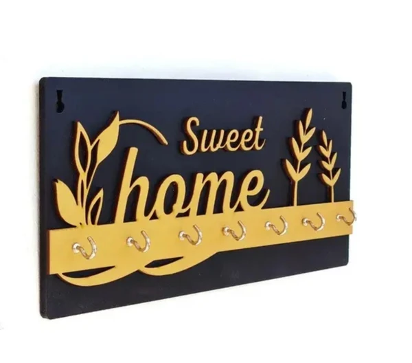 Sweet home with leaves Key holder