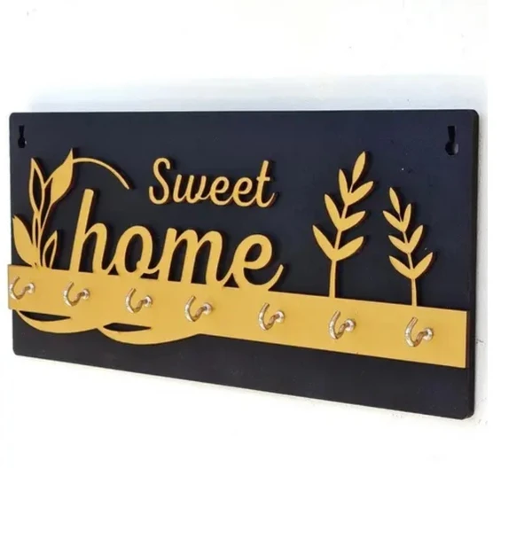 Sweet home with leaves Key holder