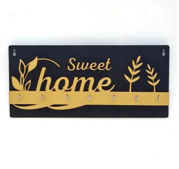 Sweet home with leaves Key holder