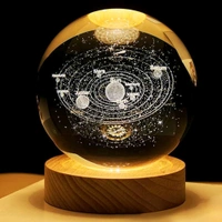 3d Crystall Ball || Night Lamp 
