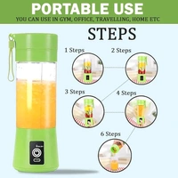 Portable USB Mini Juicer Blender Electric Juicer Bottle Rechargeable Blender Grinder Mixer For Smoothie, Juices, Vegetables and Shakes