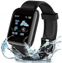 Id-116 Smartband (Black)||smart Bracelet||Fitness Bracelet||