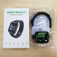 Id-116 Smartband (Black)||smart Bracelet||Fitness Bracelet||