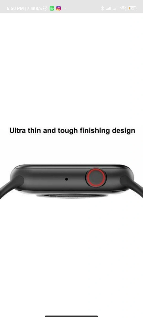 T500 Plus Pro S-6 Smart Watch With Full Screen Compatible With All Android And IOS Device